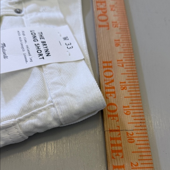 Madewell The Brynn Long Short Size 33 - Picture 9 of 14